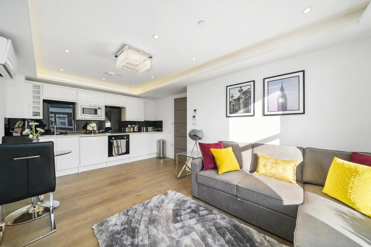 City Prime Apartments London Exteriör bild Interior of a serviced apartment in London